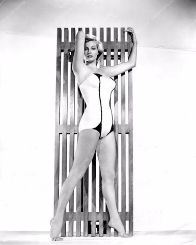 stunning Anita Ekberg in new swimwear on her tip toes 8b20-2193