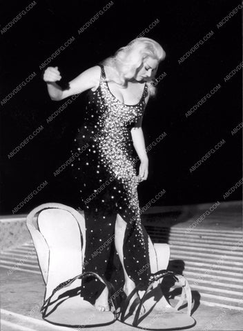 Anita Ekberg says goodness these can't be my shoes 8b20-2242