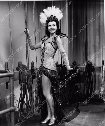 Ann Miller in cute chorus girl outfit backstage dp-2371
