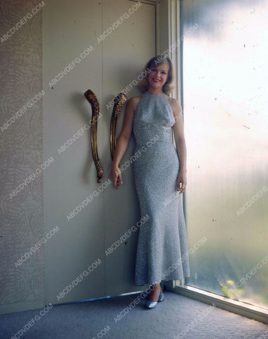 stunning Anne Francis in lovely dress 8b20-2554