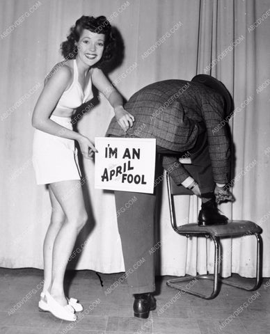 Anne Gwynne ha a little fun for April Fools Day 8b20-2582