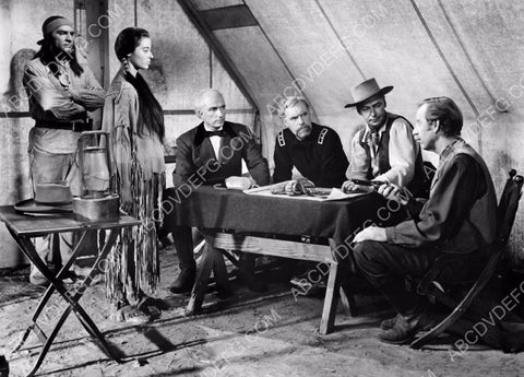 Alan Ladd Marisa Pavan western film Drum Beat 8b20-2611