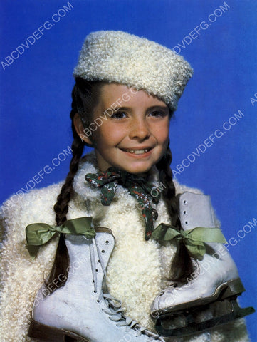 Margaret O'Brien and her ice skates portrait 8b20-2691