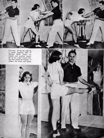magazine article on Anne Shirley's workout regiment 8b20-2816