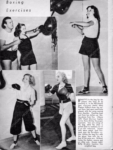 magazine article on Anne Shirley's workout regiment 8b20-2817