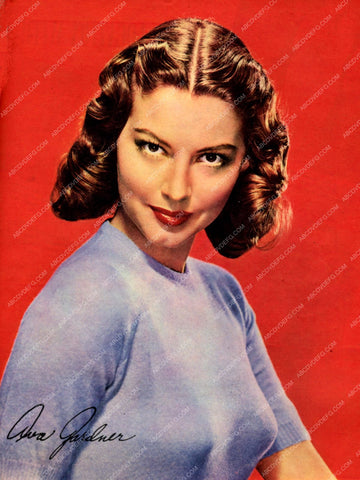 Ava Gardner magazine portrait 8b20-3059