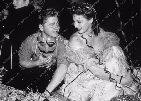 Mickey Rooney Ava Gardner at costume Halloween party 8b20-3084