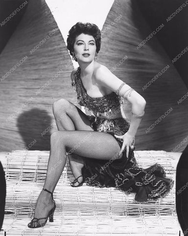 sexy Ava Gardner in chorus girl outfit and fishnets 8b20-3142