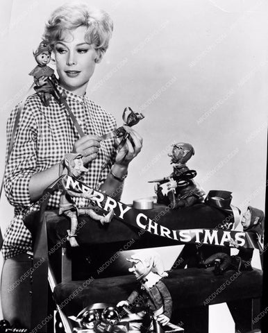 lovely Barbara Eden and her band of elves wish Merry Christmas to all dp-3273