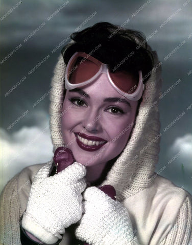 Barbara Rush super cute bundled up for winter portrait 8b20-3405