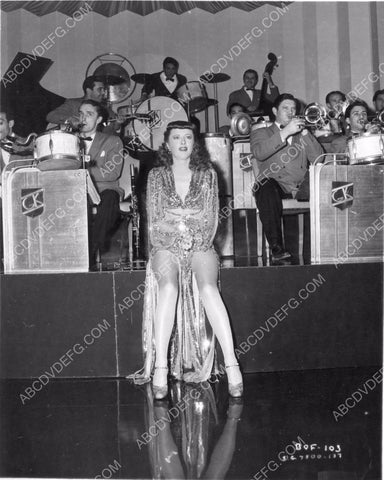 Barbara Stanwyck relaxes for a moment on set Ball of Fire 8b20-3450