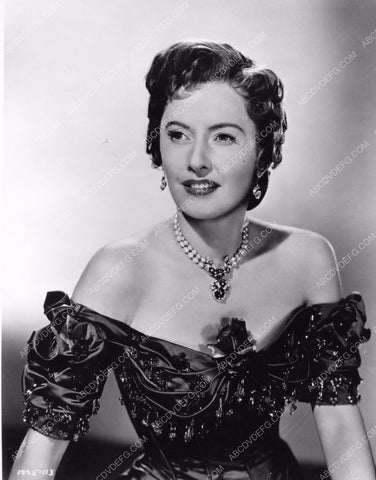 Barbara Stanwyck strapless dress portrait 8b20-3457