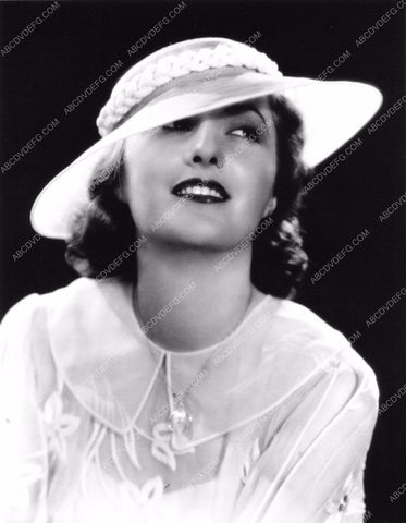 early Barbara Stanwyck in hat portrait 8b20-3462