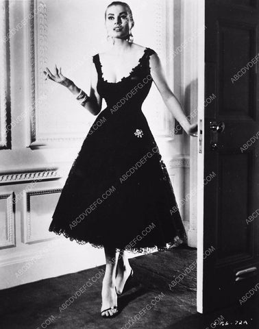 Anita Ekberg in black dress with cigarette 8b20-4008