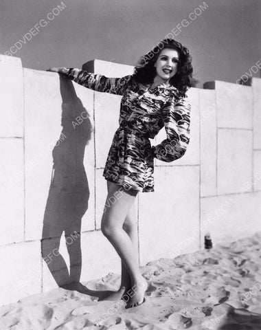 gorgeous Ann Miller out for a day at the beach dp-4128