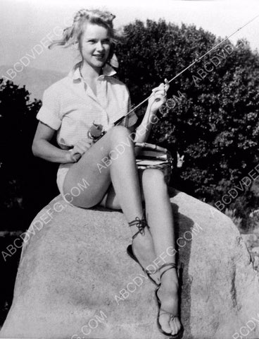 Anne Francis does a little fishing in the great outdoors 8b20-4205