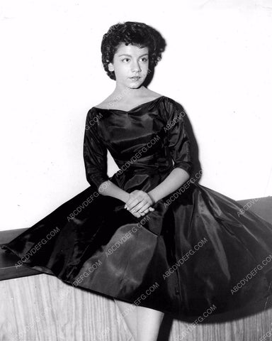 charming Annette Funicello in a black dress 8b20-4378