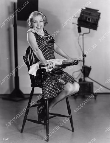 Bessie Love sitting in her chair behind the scenes 8b20-4601
