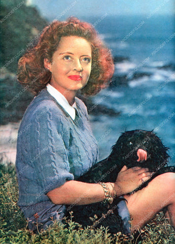 Bette Davis and her cute Scotty dog 8b20-4751