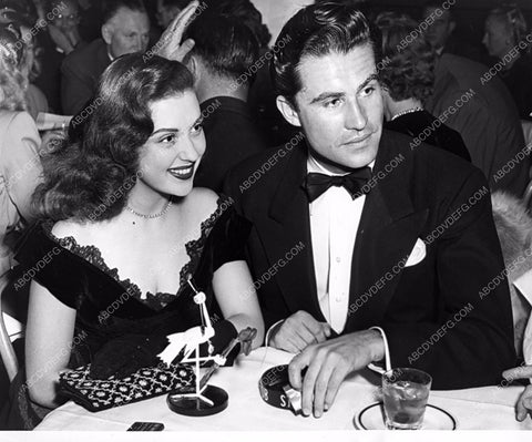 candid Beverly Tyler and date dining at Stork Club Restaurant 8b20-4973
