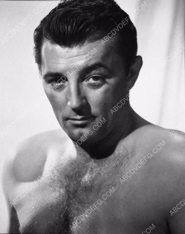 handsome and shirtless Robert Mitchum portrait 8b20-4976