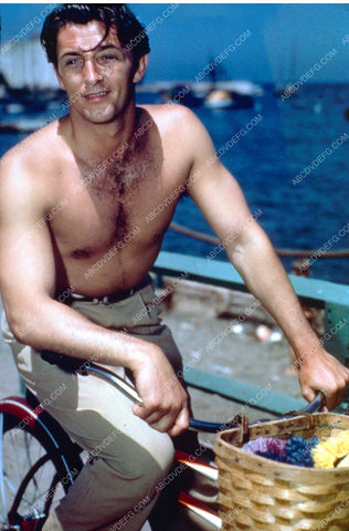 Robert Mitchum on his bicycle by the sea shore 8b20-5023