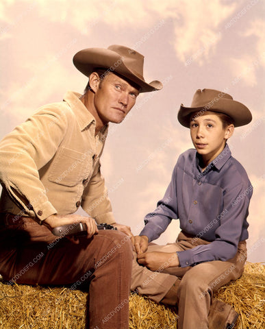 Chuck Connors Johnny Crawford portrait TV The Rifleman 8b20-5034