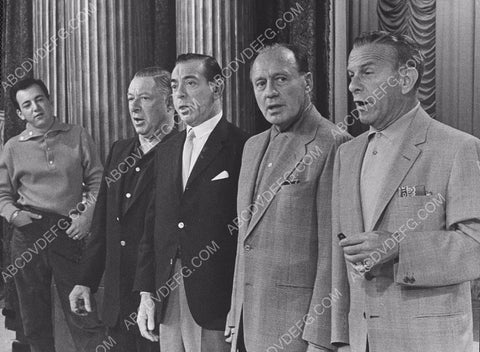 Bobby Darin Jack Benny George Burns and others on stage 8b20-5062