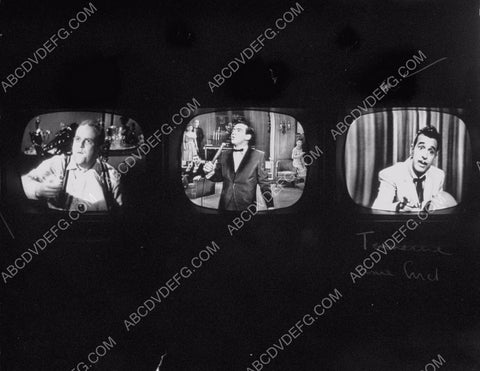 Bobby Darin Tennessee Ernie Ford on television monitors 8b20-5067