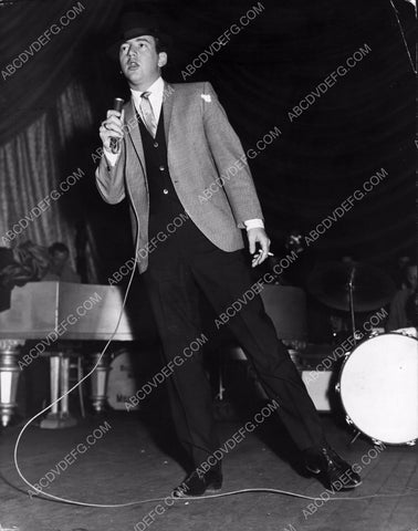 Bobby Darin singing away on stage 8b20-5114