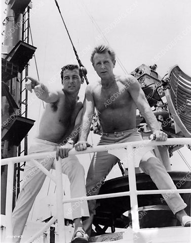 underwater superstars Lloyd Bridges Brian Kelly in sction 8b20-5209
