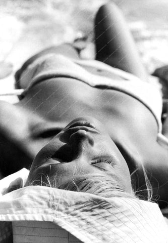 Britt Ekland does some sunbathing 8b20-5428