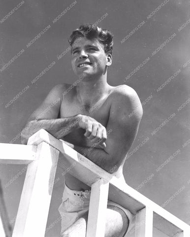 handsome shirtless Burt Lancaster portrait 8b20-5587