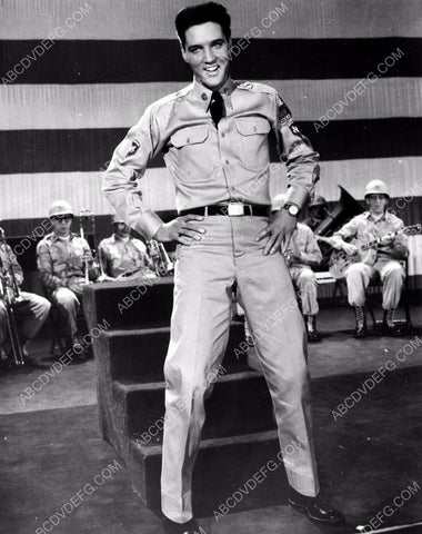 Elvis Presley in uniform film G.I. Blues 8b20-5852