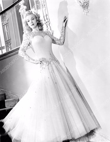 gorgeous Carole Landis in bridal gown 8b20-5939