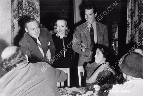 candid Jack Benny Carole Lombard Fred MacMurray 8b20-6042