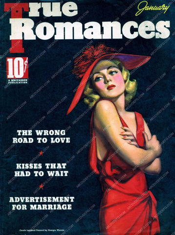 Carole Lombard magazine cover True Romances 8b20-6098