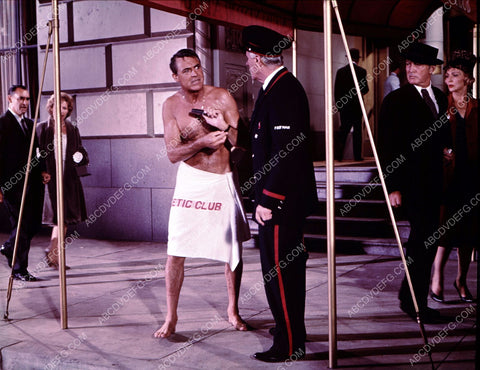 Cary Grant wrapped in a towel film Walk Don't Run 8b20-6191