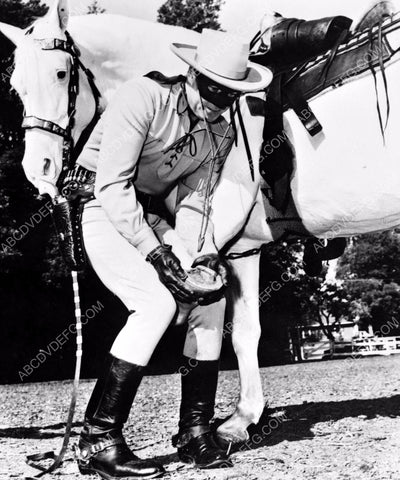 Clayton Moore The Lone Ranger and his horse Silver 8b20-6368