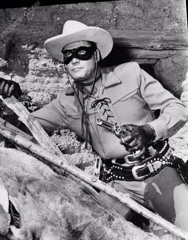 Clayton Moore The Lone Ranger and his horse Silver 8b20-6372