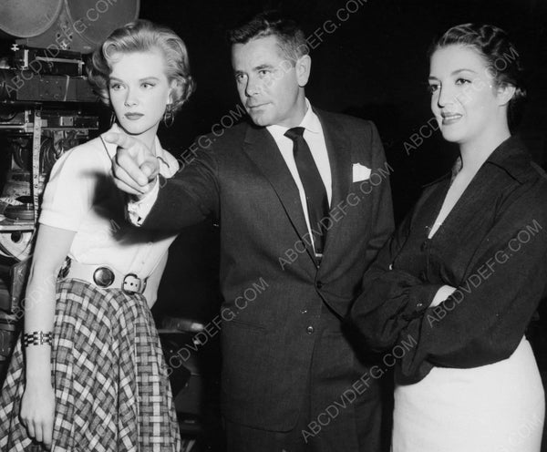 Anne Francis Glenn Ford Rosalind Russell behind the scenes 8b20-6628 ...