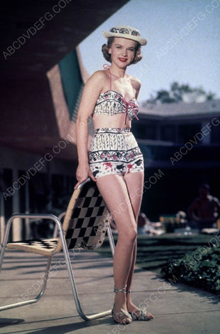 Anne Francis in bikini by the pool 8b20-6665