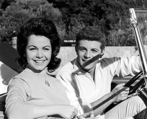 Annette Funicello Frankie Avalon go for a car ride 8b20-6762