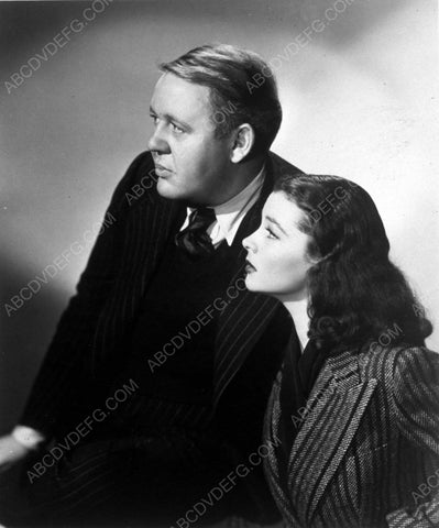 Charles Laughton Vivien Leigh portrait 8b20-6905