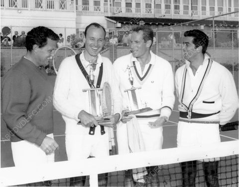 athletic Charlton Heston Rory Calhoun others win tennis trophy 8b20-7060