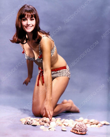 sexy Claudine Auger in bikini with her seashells 8b20-7087