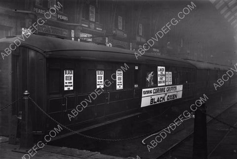 train with Corinne Griffith film Black Oxen promo material 8b20-7123