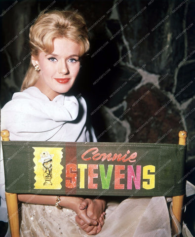 beautiful Connie Stevens sitting in her chair 8b20-7145