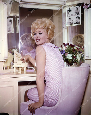 Connie Stevens sitting at her makeup table 8b20-7152