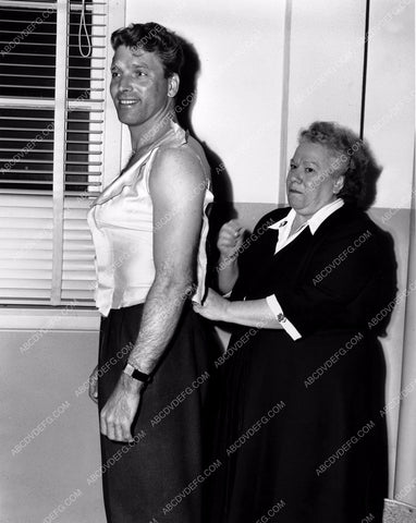 Burt lancaster getting wardrobe fitting 8b20-7166